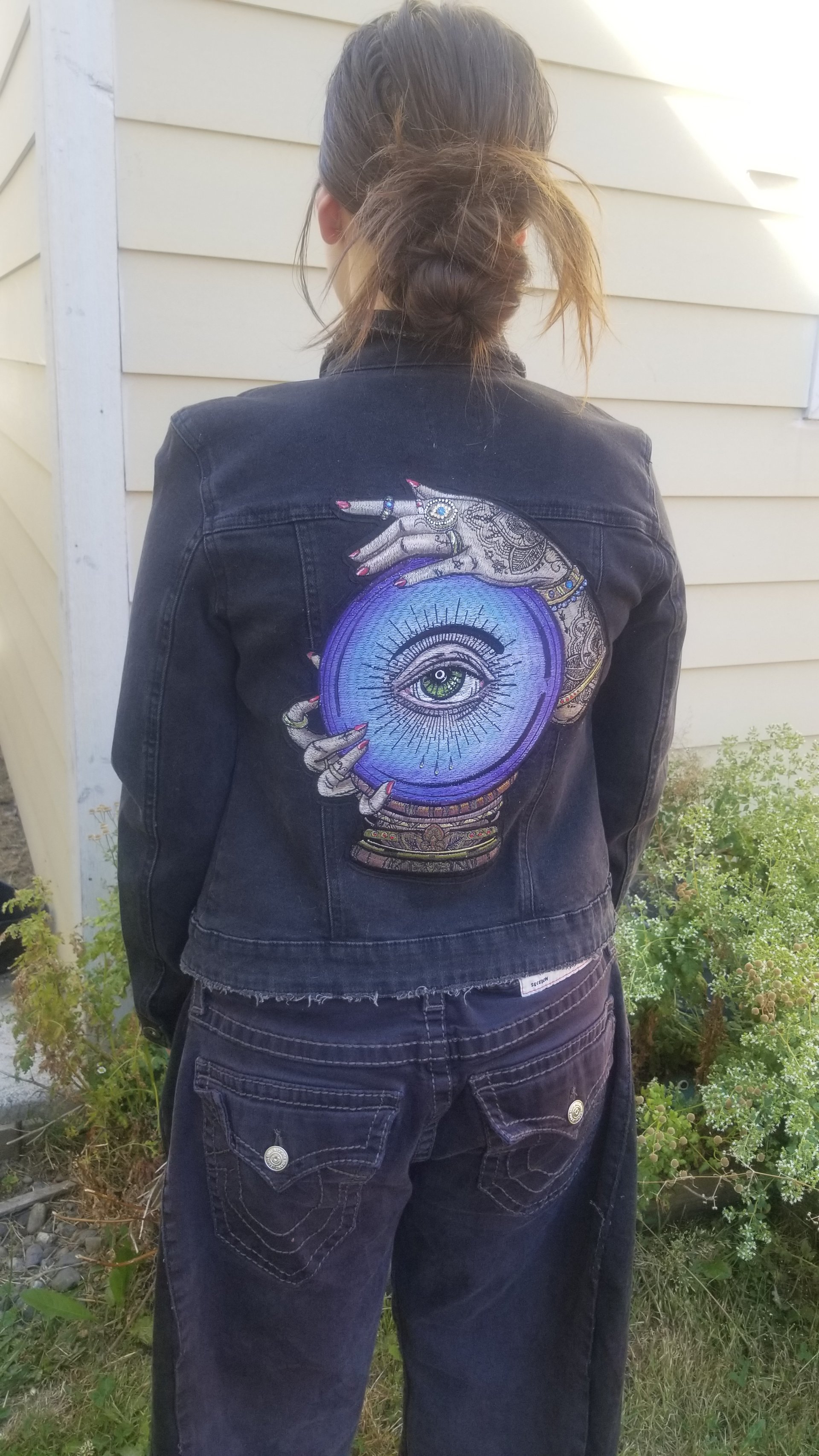 Seer's Vision upcycled Bershka Denim jacket