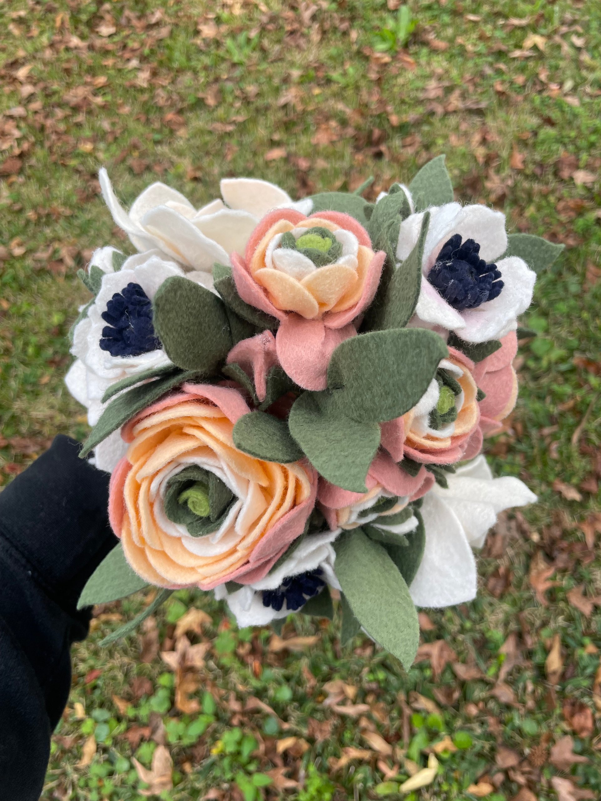 Handmade Felt Flower Bouquet