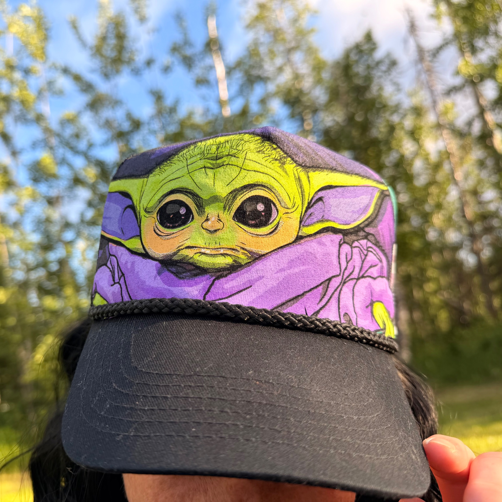 "Galaxy Geek" Upcycled Lid