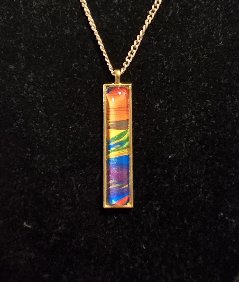Rainbow Pendant Necklace